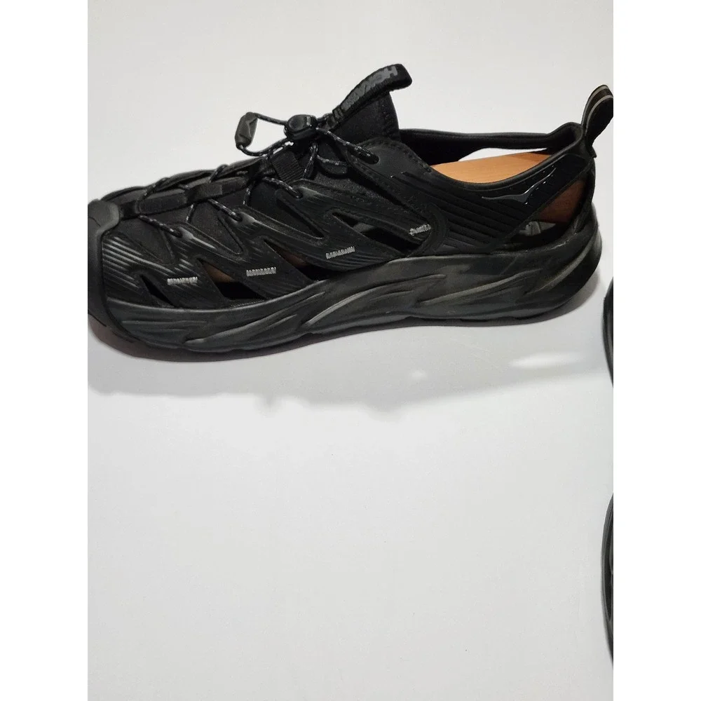 Hoka One One Hopara 2 Mens Black Hiking Sandals Mountain Shoes 1106534-BBLC 10.5